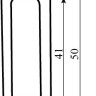 Ковпачок для дверної петлі STV SB14 закруглений матова латунь (алюміній) (sale)