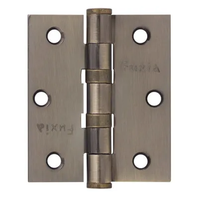 Завіса дверна Fuxia 75 * 2,5 (2 підшипника, сталь) антична латунь (12153)