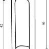 Ковпачок для дверної петлі STV SB14 матова латунь