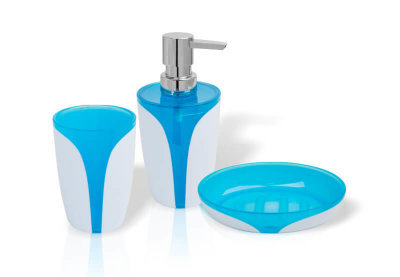 Набір аксесуарів для ванної кімнати Trento Arte Blue (37118)