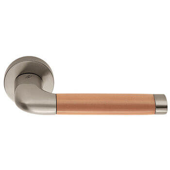 Дверна ручка Colombo Design Taipan LC11 матовий нікель, груша 45мм розетта (987)