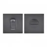 Дверна накладка під WC Comit Novelty А, Tucanо А, чорний матовий (розетта 6 мм)