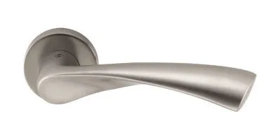 Дверная ручка Colombo Design Flessa CB51 матовый никель 50мм розетта (24584)