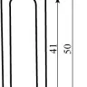Ковпачок для дверної завіси STV SC14 закруглений матовий хром (алюміній) (16730)