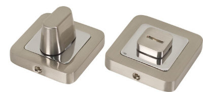 Накладка дверна WC RDA Cube, Sens WC-40 хром/матовий нікель