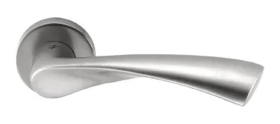 Дверная ручка Colombo Design Flessa CB51 матовый хром 50мм розетта (30661)