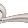 Дверная ручка RDA Imola R никель матовый/хром (29204)