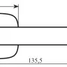 Дверна ручка Colombo Spider MR11 матовий хром (без вставки) (40923)