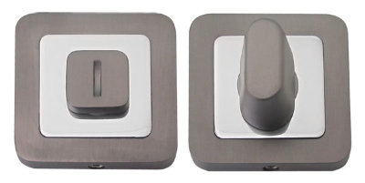 Накладка дверна WC RDA Cube, Sens, Como WC-40 хром/титан