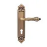 Дверная ручка на планке Fimet 147-280 F43 Flora матовая бронза (40459)