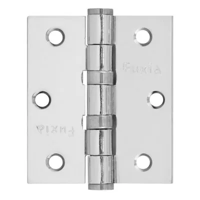 Завіса дверна Fuxia 75 * 2,5 (2 підшипника, сталь) хром (12157)