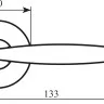 Дверная ручка Colombo Design Gaia GR11 матовый хром (24614)
