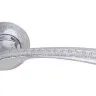 Дверна ручка Firenze Jolie хром/матове срібло R ф/з (36391)