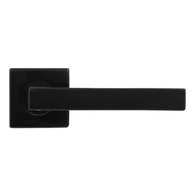 Дверна ручка Comit Cube SS чорний R ф/з (54814)
