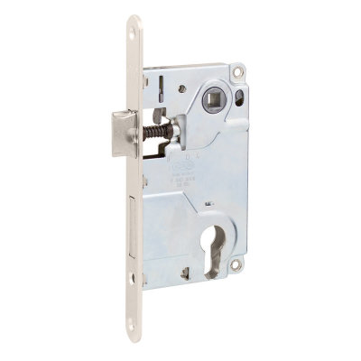 Механизм для межкомнатных дверей AGB Centr B010255006, никель, 85мм (437)