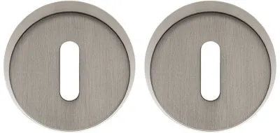 Дверная накладка под прорезь Colombo Design CD 33 BB матовый никель     (Tacta) (3233)