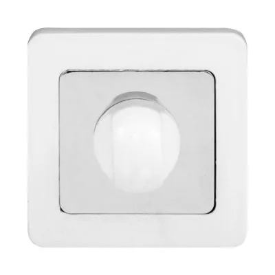 Накладка COMIT Moderno WC, хром/білий (49240)
