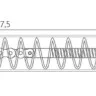 Скрытый трубчатый доводчик CHEMOLLI A5 22х140mm (54957)