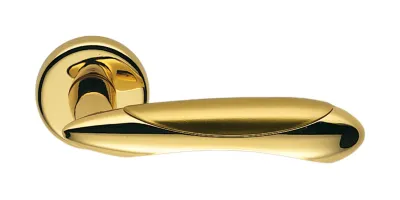Дверная ручка Colombo Design Talita LC21 полированная латунь/матовое золото (2821)
