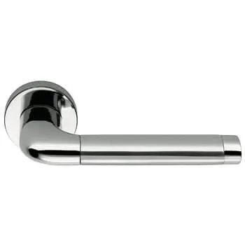 Дверная ручка Colombo Design Talita LC21 матовый хром/хром  с накладками под ключ (1114)