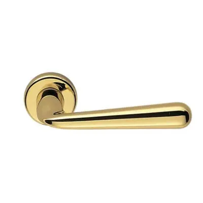 Дверная ручка Colombo Design Robodue золото с накладками под ключ (920)