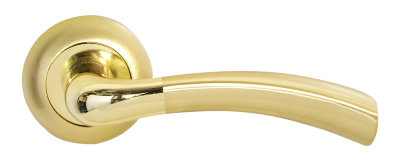 Дверна ручка Firenze Luxury Capri полірована латунь/стара бронза R ф/з