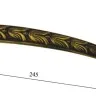Ручка тягнуча RDA Antique Collection G1078 матова латунь (27621)