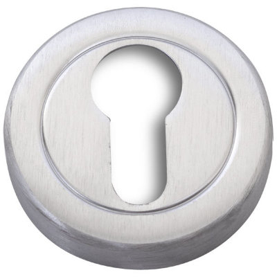 Накладка дверная под ключ Fimet 2031 F05 матовый хром (sale) (4353)