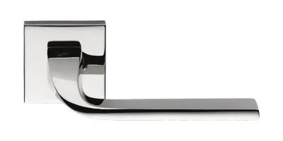 Дверная ручка Colombo Design ISY BL11 RSB, хром, утонченная  розетта (6 мм) (29915)