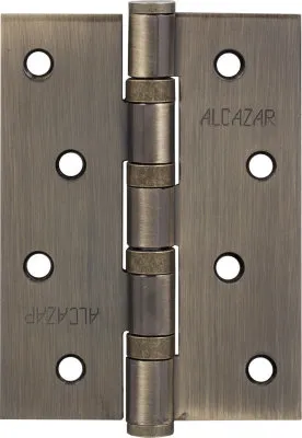 Дверная петля AlcAzar 100*2,5 (4 подш, сталь)  античная латунь (45467)