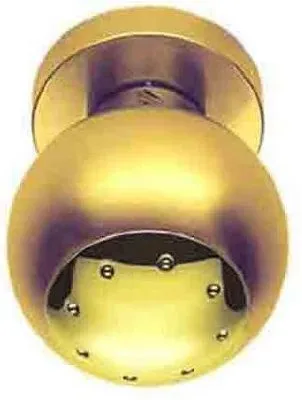 Дверная ручка Colombo Design Tank PF 25 Fisso матовое золото/полированная латунь (5125)
