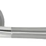 Дверная ручка Firenze Luxury Valencia матовый хром/хром R ф/з (33119)