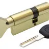 Циліндр дверний RDA 40/30мм лазерний 70мм 5 ключів круглий поворотник латунь (12081)