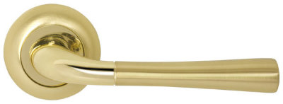 Дверна ручка Firenze Valencia Luxury полірована латунь/стара бронза R ф/з