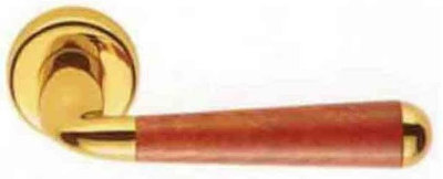 Дверна ручка Colombo Design Tempo CD 61 золото з накладками під ключ