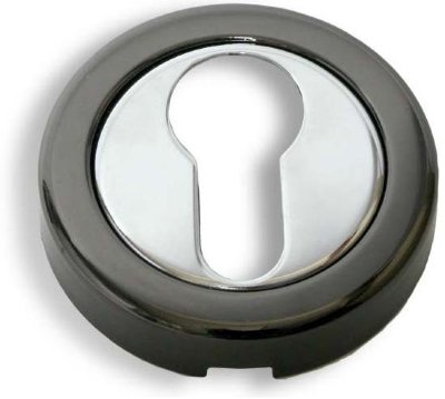 Накладка дверна під ключ Fimet 2031 F81 хром/чорний (sale)
