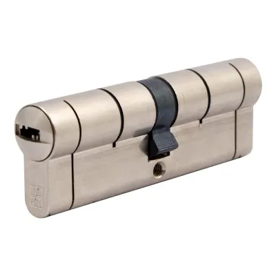 Цилиндр дверной Mottura C55D464601 46/46 мм, лазерный ключ, 5 ключей, никель матовый