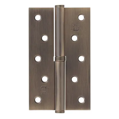 Петля дверная RDA 125*3*2,5 (1 подш, сталь) матовая античная латунь (правая) (30501)
