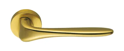 Дверная ручка Colombo Design Madi матовое золото 50мм розетта (24138)