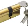 Циліндр дверний RDA 40/50мм лазерний 90мм 5 ключів латунь (12069)