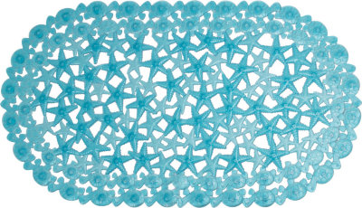 Килимок для ванної кімнати Arino Морська зірка, голубий (36713)