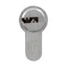 Цилиндр Securemme 3100PCS45451X5 К1, 45/45 мм, 5ключей, поворотник, монтажный ключ, матовый хром (50188)
