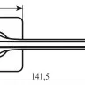 Дверна ручка Colombo Design RoboquattroS ID 51 матовий чорний (47059)