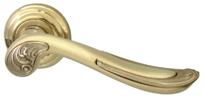 Дверна ручка Mandelli Lord матова латунь R ключ (20374)