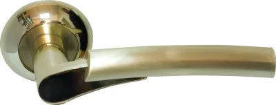 Дверна ручка RDA Style матова латунь/полірована латунь (17381)