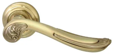 Дверна ручка Mandelli Lord матова латунь R ф/з (18116)