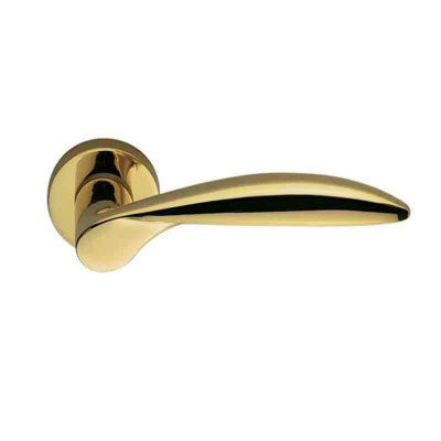 Дверная ручка Colombo Design DB 31 Wing HPS титан золото с накладками под прорезь (14041)