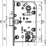 AGB B011025003 Механізм для міжкімнатних дверей Mediana Evolution WC латунь 96мм (15835)