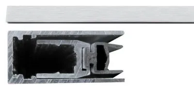 Поріг алюмінієвий з гумовою вставкою Comaglio 420 (103-83 см) (29375)