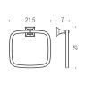 Круг для рушників Colombo Design Portofino B3231, хром